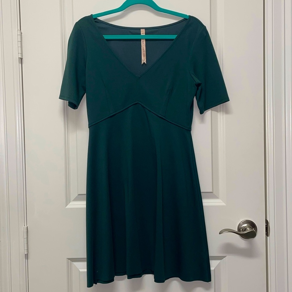 Bailey44 forest green dress
